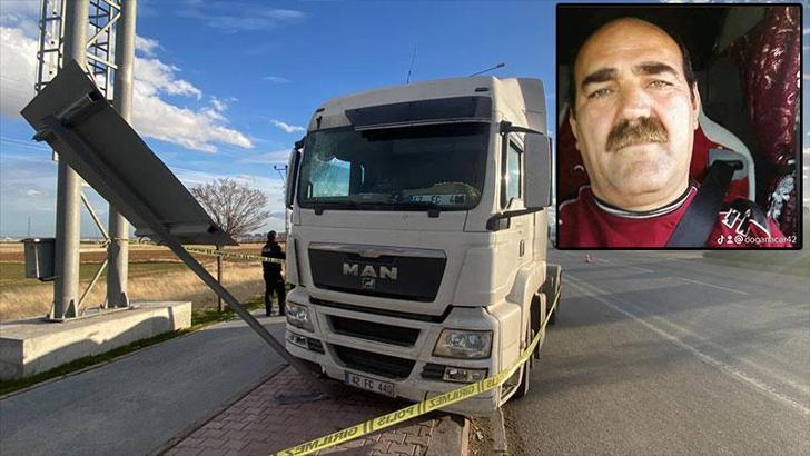 Arkadaşının hareket ettirdiği TIR'ın devirdiği yön levhasıyla yaralanan sürücü öldü
