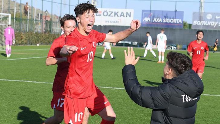 U16 Milli Futbol Takımı, İrlanda Cumhuriyeti'ni 3-1 mağlup etti