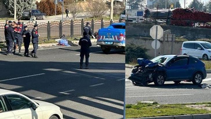 Üst geçidin altından karşıya geçen aileye otomobil çarptı; 3 ölü, 1 yaralı