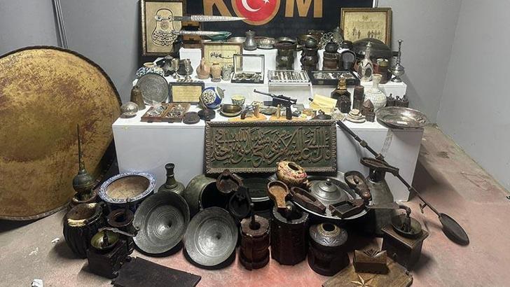Bursa'da tarihi eser kaçakçılığı operasyonu; 620 obje ele geçirildi, 1 gözaltı