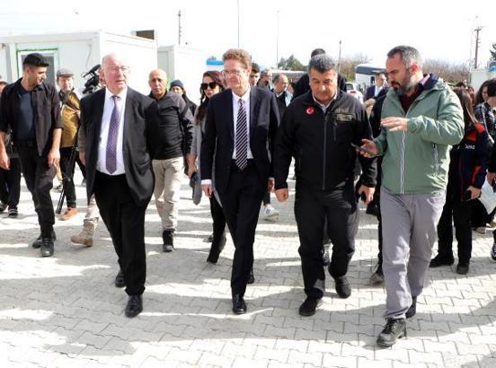 AB Türkiye Delegasyonu Başkanı Büyükelçi Meyer-Landrut, Hatay'da (2)