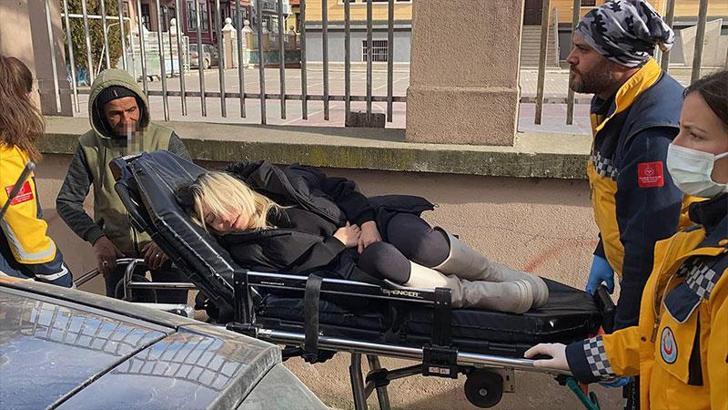 Edirne'de 5 katlı binada yangın; hamile kadın dumandan etkilendi