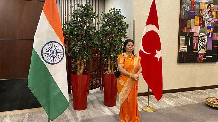 Hindistan'ın bağımsızlığının 75'inci yıl dönümü Ankara'da kutlandı