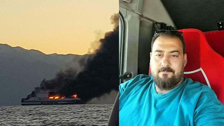 Feribot yangınında kaybolan TIR şoförünün eniştesi: Ölüsünün bile bulunmasından ümidi kestik