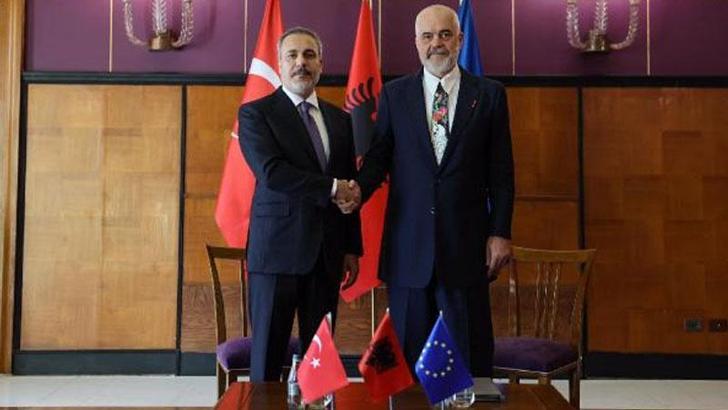 Bakan Fidan, Arnavutluk Başbakanı Rama ile görüştü