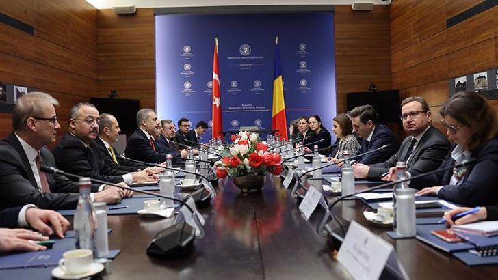 Bakan Fidan, Rumen mevkidaşı Odobescu ile görüştü