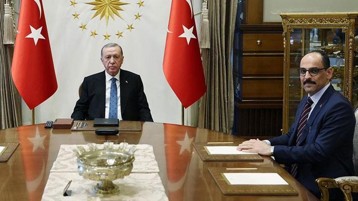 Cumhurbaşkanı Erdoğan, MİT Başkanı Kalın'ı kabul etti