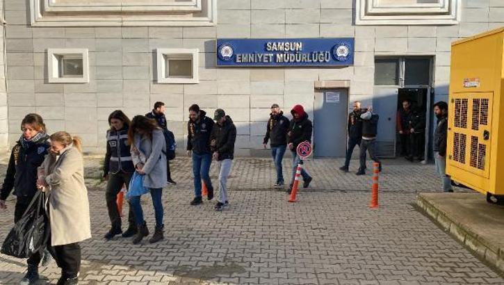 Samsun'da, 'Sibergöz-21' operasyonunda şüphelilerden 15’i tutuklandı, 31’i adliyede