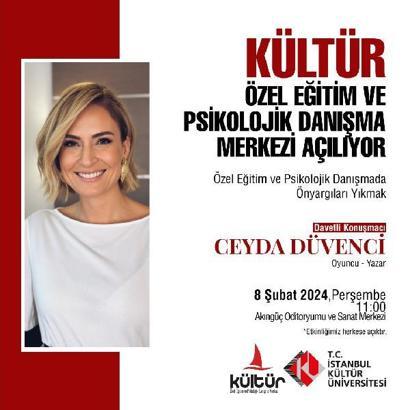 Oyuncu Ceyda Düvenci İKÜ’ye konuk oluyor
