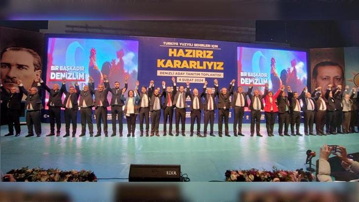 Denizli'de AK Parti'nin ilçe belediye başkan adayları açıklandı