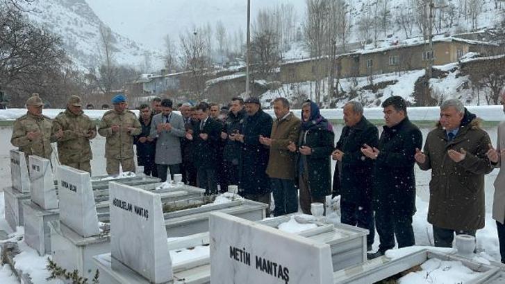 Van'daki çığ faciasının şehitleri anıldı