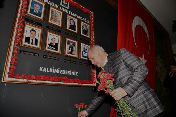 Osmaniye Belediyesi, depremde hayatını kaybeden personellerini andı