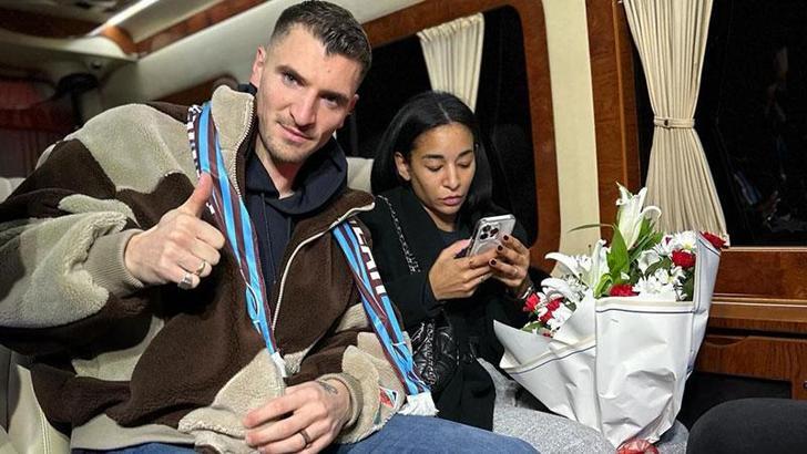 Trabzonspor'un yeni transferi Thomas Meunier Trabzon'da