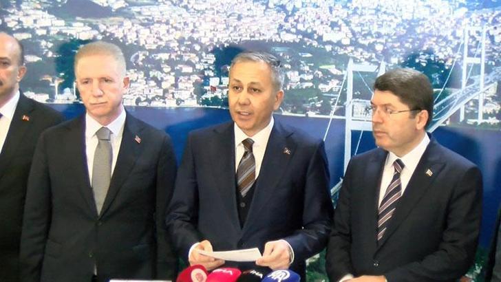 Yerlikaya: 25 adrese yapılan operasyonda 40 kişi gözaltına alındı