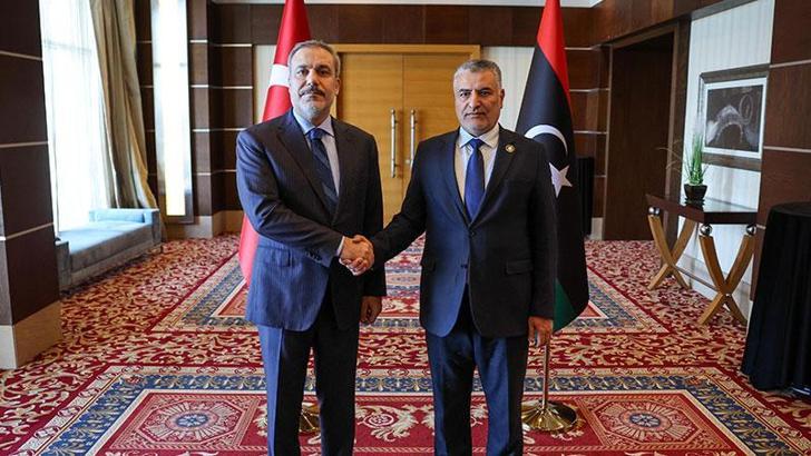Bakan Fidan, Libya Yüksek Devlet Konseyi Başkanı Takala ile bir araya geldi