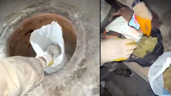 Tandırdan 10 kilo uyuşturucu çıktı, 1 gözaltı