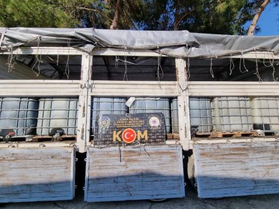 Adana’da 11 bin 400 litre kaçak akaryakıt ele geçirildi