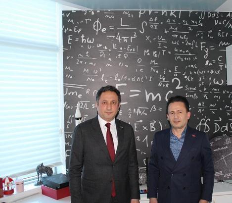 Dr. Ercan Varlıbaş, Tuzla Belediye Başkanı Dr. Yazıcı'yı ziyaret etti