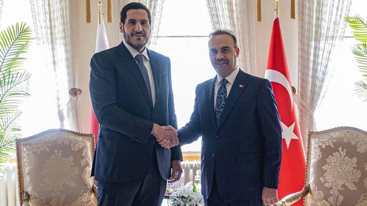 Bakan Kacır, Katarlı mevkidaşı ile bir araya geldi