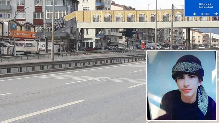 Üst geçit yerine bariyerden atlayıp karşıya geçmek isteyen yayaya otomobil çarptı