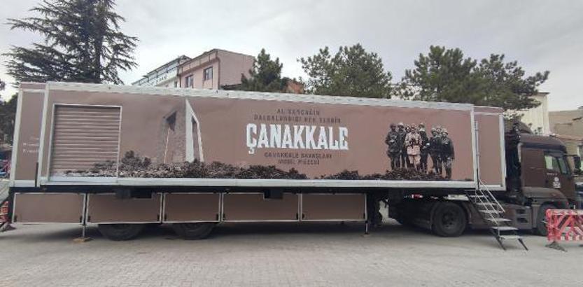 Çanakkale Savaşları Mobil Müzesi Emirdağ'da