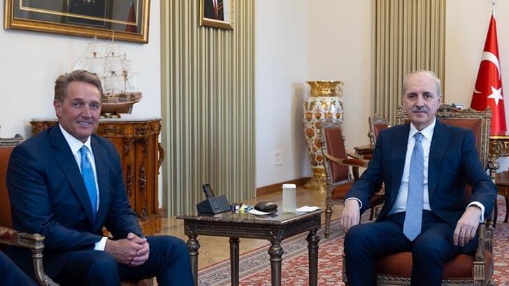 TBMM Başkanı Kurtulmuş, ABD Büyükelçisi Flake ile görüştü