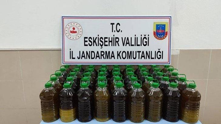 Eskişehir’de 250 litre sahte zeytinyağı ele geçirildi