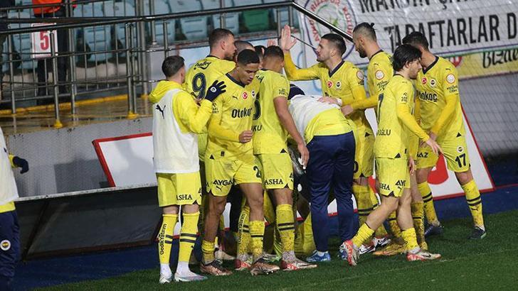 Çaykur Rizespor - Fenerbahçe: 1-3