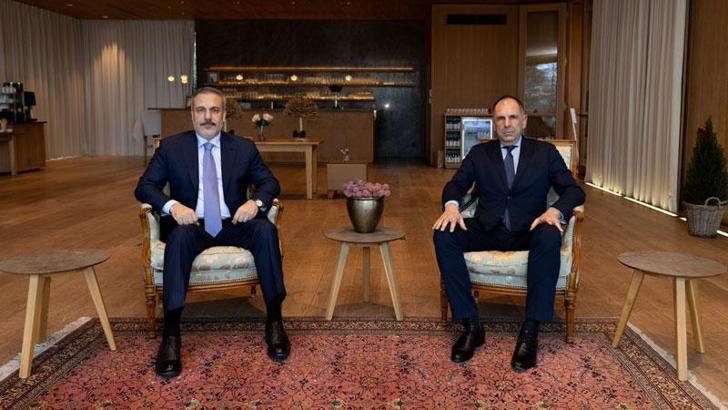 Bakan Fidan, Yunanistan Dışişleri Bakanı Gerapetritis ile görüştü