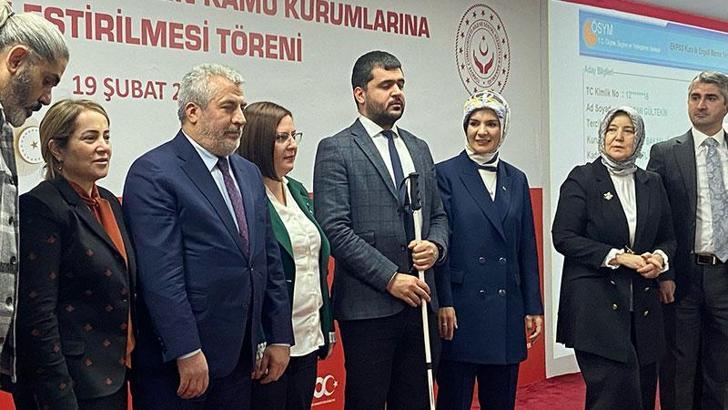 2 bin 392 engellinin kamuya ataması yapıldı