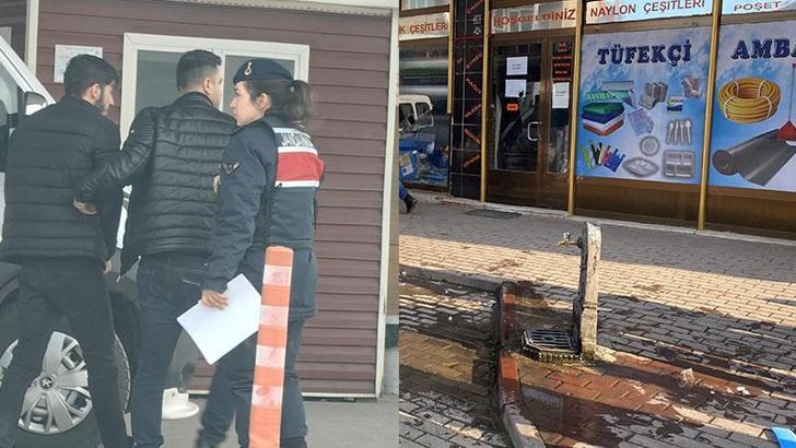 İş yerine pompalı tüfekle ateş eden şüpheli yakalandı; dükkan sahibi dayısıymış