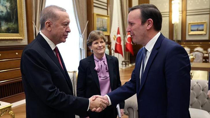 Cumhurbaşkanı Erdoğan, ABD'li Senatörleri kabul etti