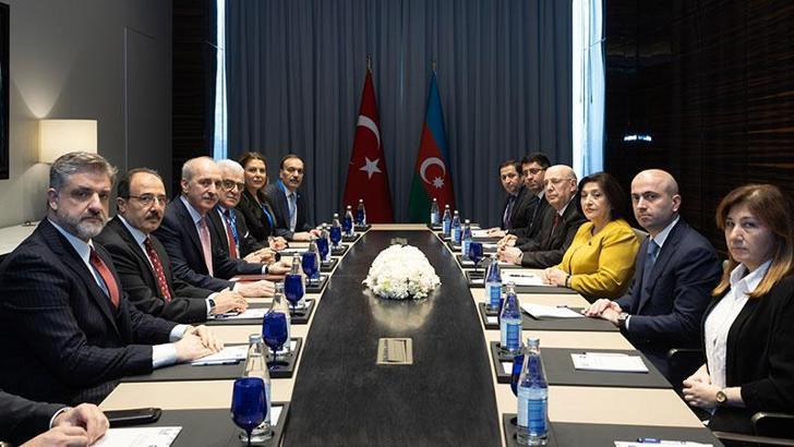 Kurtulmuş, Azerbaycan Milli Meclisi Başkanı Gafarova ile görüştü