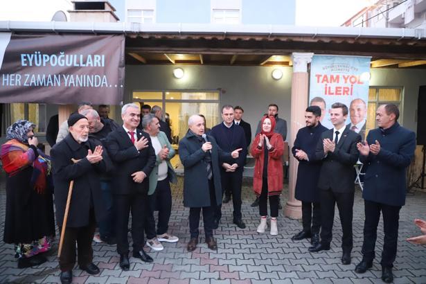 Yeniden aday olan Büyükçekmece Belediye Başkanı Dr. Hasan Akgün, Tepecik'i ziyaret etti