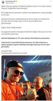 Selahattin Baki: Bir takım lehine bu kadar açık ve net bir kayırma daha önce görülmemiştir