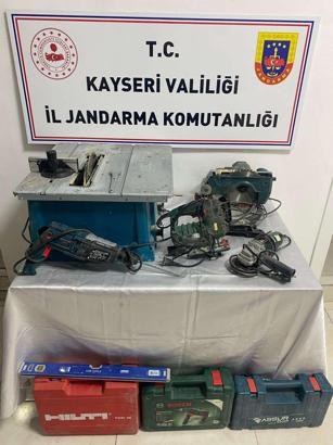 Kayseri'de hırsızlık operasyonu: 1 gözaltı