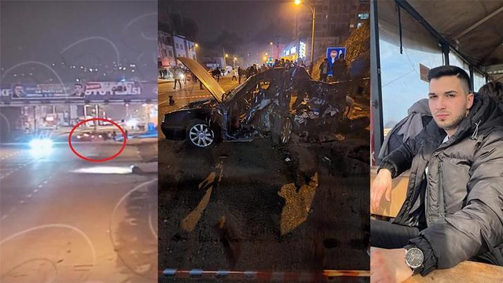 Trabzon'da Ahmet'in öldüğü, 5 kişinin yaralandığı kaza kamerada