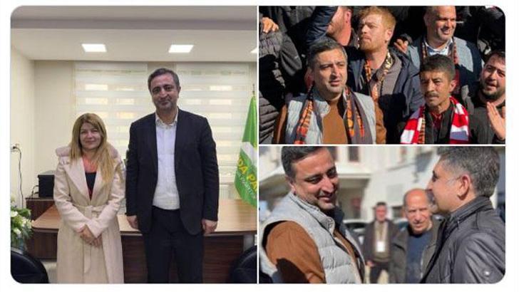 DEM Parti’den, HÜDA PAR adayıyla yan yana fotoğrafa inceleme