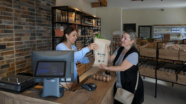 Halk Adamarket yeni yerinde hizmete başladı