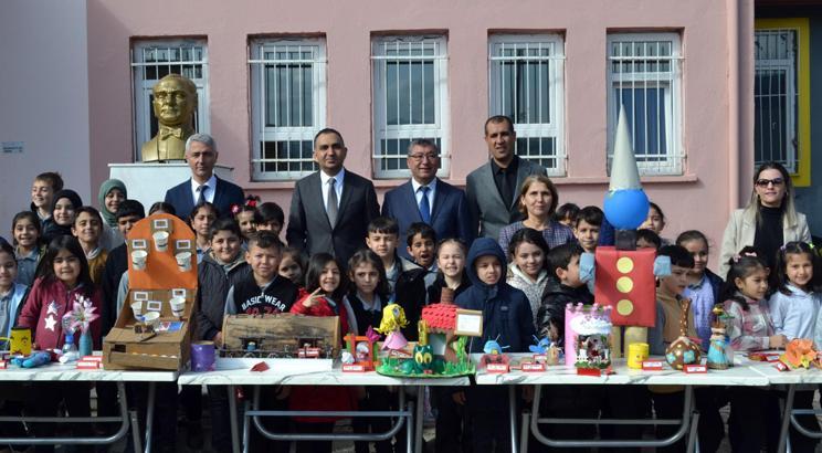 Miniklerden sıfır atık sergisi