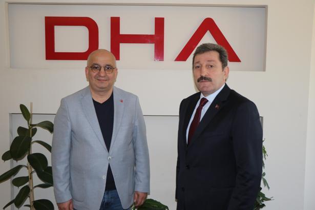 Samsun Valisi Orhan Tavlı'dan DHA'ya ziyaret