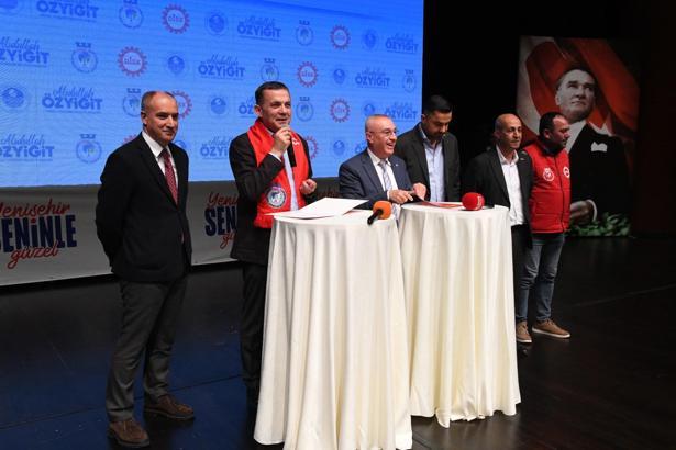 Yenişehir Belediyesi'nde en düşük işçi maaşı 26 bin 612 liraya yükseltildi