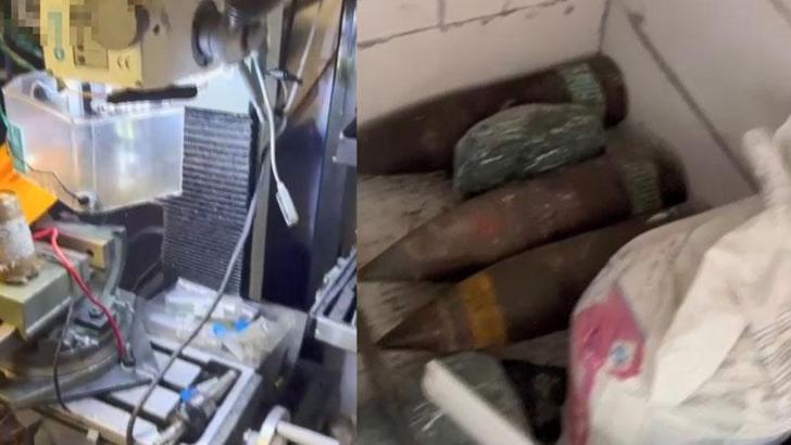 Ataşehir’de silah imalatı yapılan bir adreste 3 top mermisi ele geçirildi