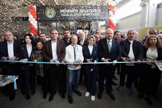Menemen Belediyesi Halil Alkaya Spor Tesisi törenle hizmete açıldı