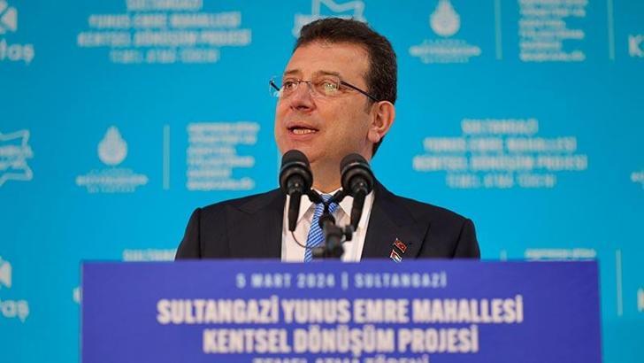 İmamoğlu: 50 bin riskli binanın inşaat maliyetinin yüzde 60'ını karşılayacağız
