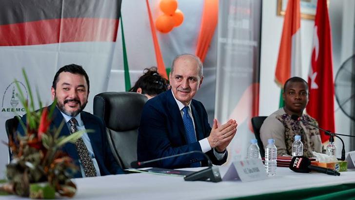 TBMM Başkanı Kurtulmuş, Abidjan’daki üniversite öğrencileriyle bir araya geldi