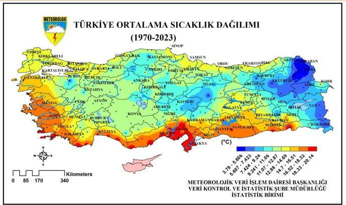 53 yılın sıcak ve soğuk rekorları