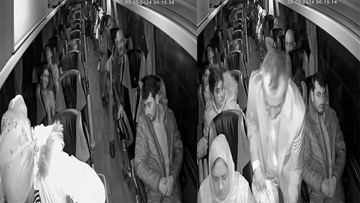 TEM'de araç çarpan 5 kişinin son görüntüleri; otobüsten inerken kameraya yansıdılar