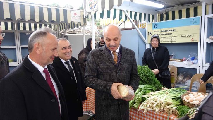 Saadet Partisi İBB Başkan Adayı Birol Aydın, Şile’de pazar esnafını ziyaret etti