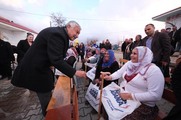 Zeydan Karalar, Aladağ’da muhtarlarla buluştu